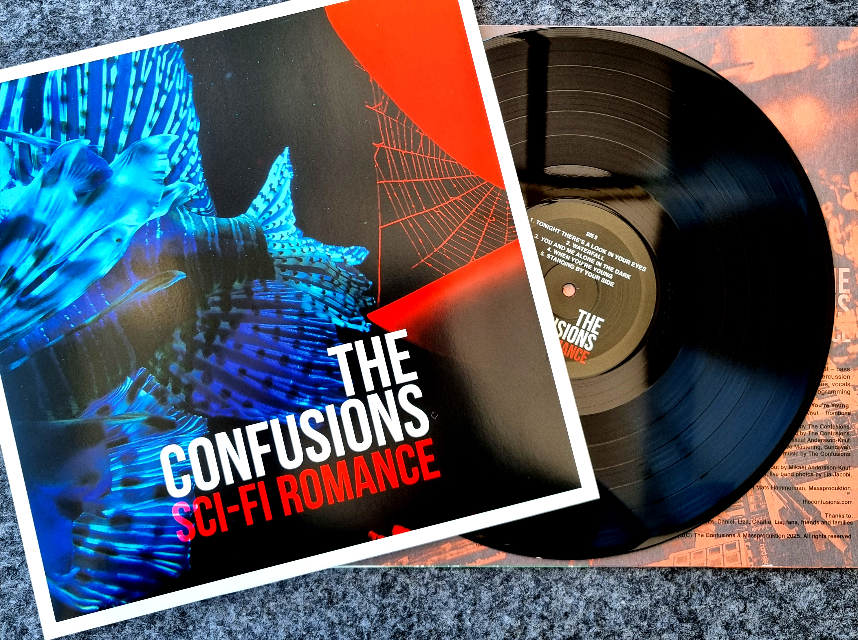 THE CONFUSIONS - Sci-Fi Romance  - vinylalbum - 3