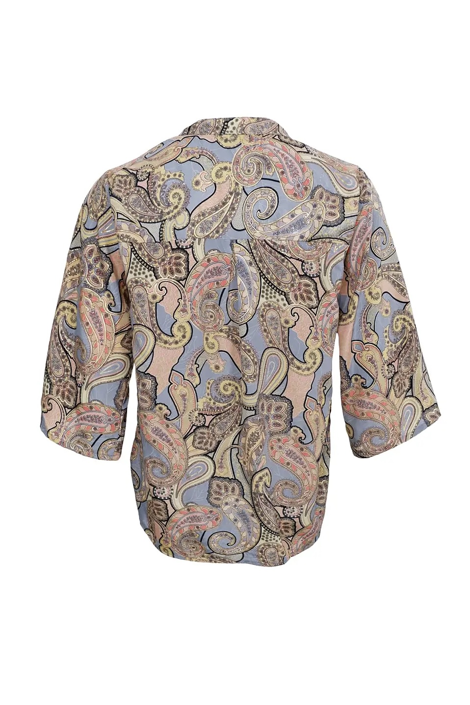 Black Colour - Luna  Flared Sleeve Blouse Paradise Sky - 2