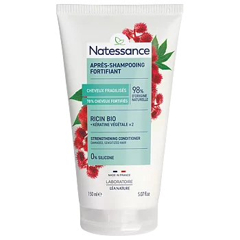 Natessance Strengthening Conditioner - Castor oil & plant keratin