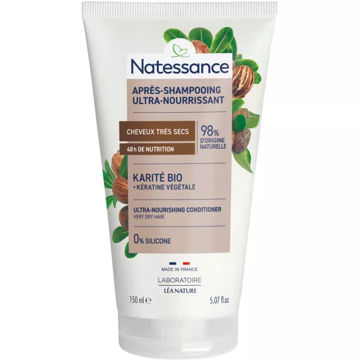 Natessance Ultra-nourishing Conditioner - Shea & plant keratin