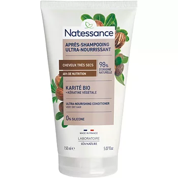 Natessance Ultra-nourishing Conditioner - Shea & plant keratin