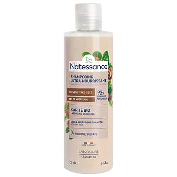 Natessance Ultra-nourishing Shampoo - Shea & plant keratin
