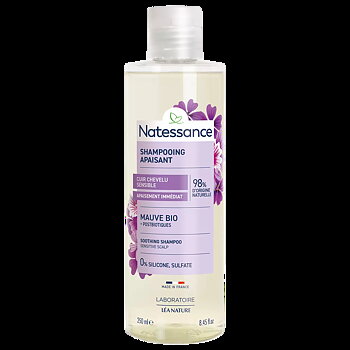 Natessance Soothing Shampoo - Mallow flower & Postbiotics