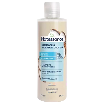 Natessance Gentle moisturizing Shampoo - Coconut & plant keratin