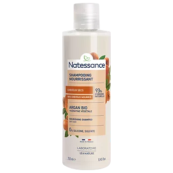 Natessance Nourishing Shampoo - Argan & plant keratin