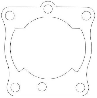 Cylinderfotspackning Yamaha YZ125 -IT175  4V2-11351-00-00 - 2