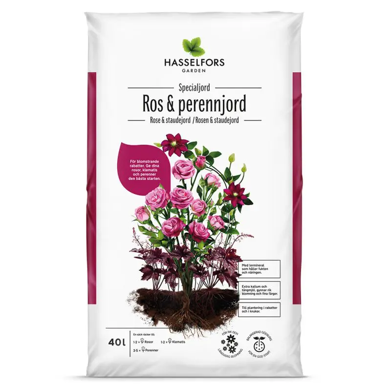 Ros och perennjord 40 L