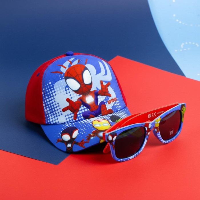 Spiderman Marvel Keps och solglasögon till barn Spidey - 3