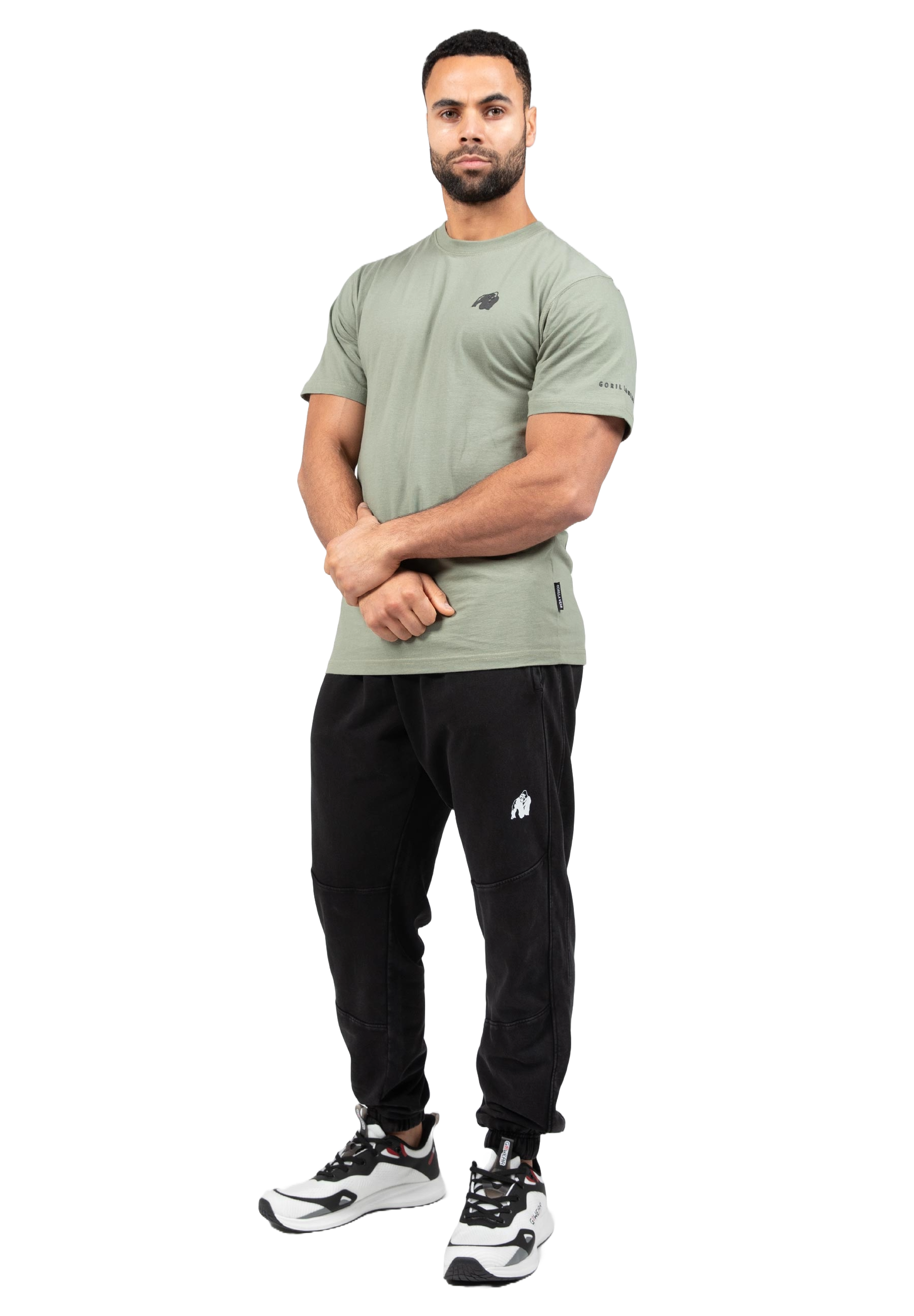 Curtis Sweatpants, washed grey - 10