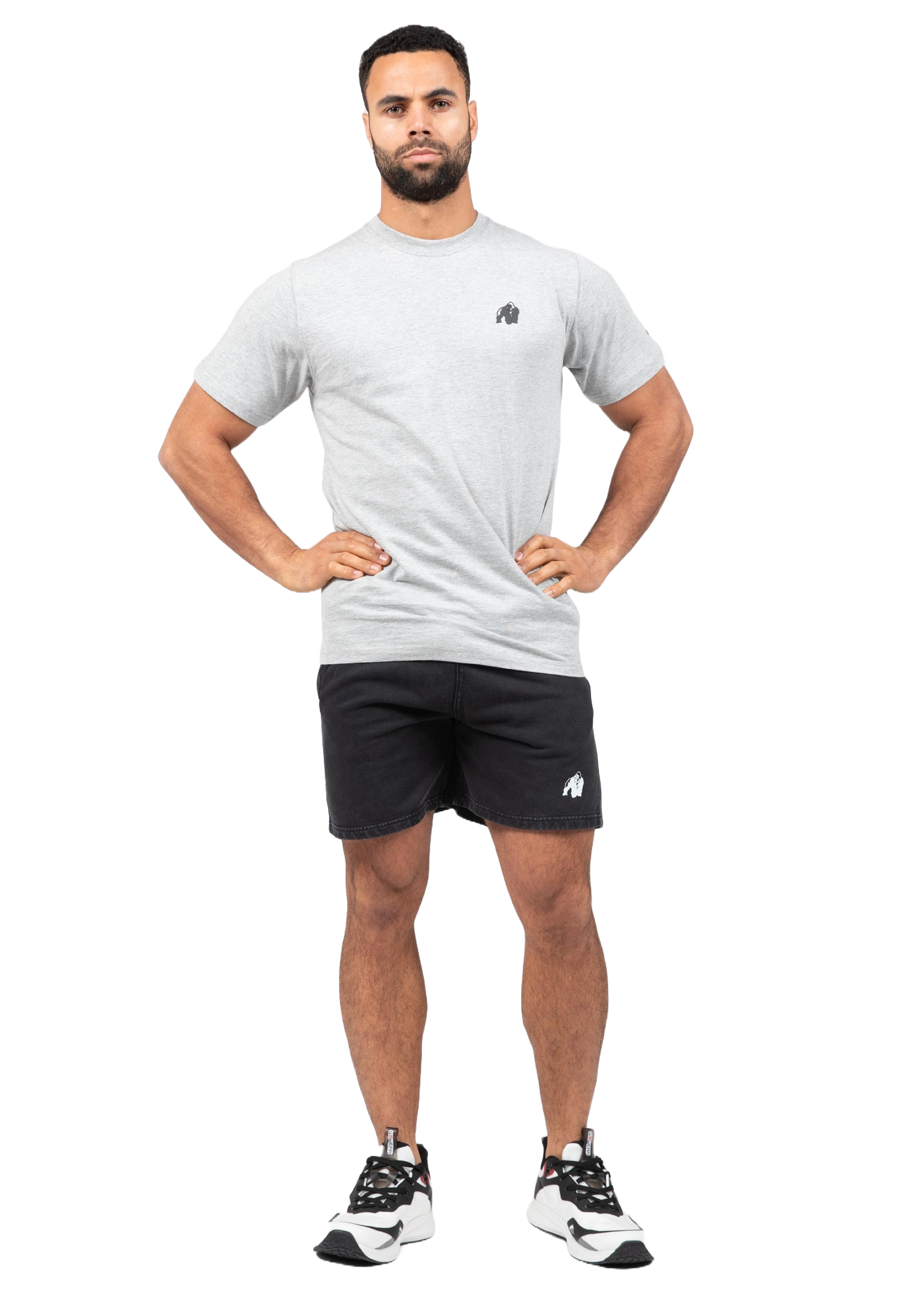 Curtis Sweatshorts, washed grey - 10