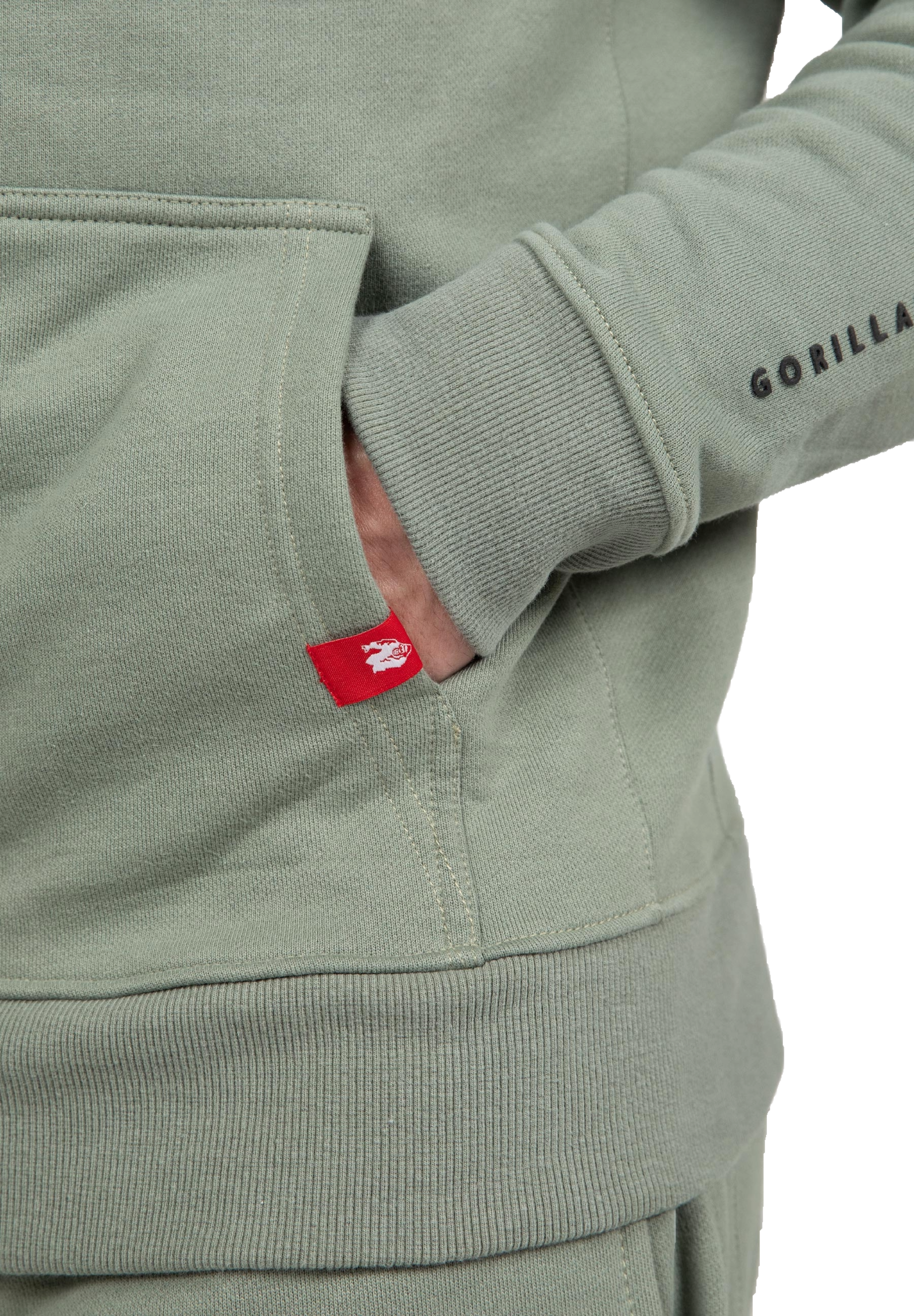Leon Zipped Hoodie, green - 5