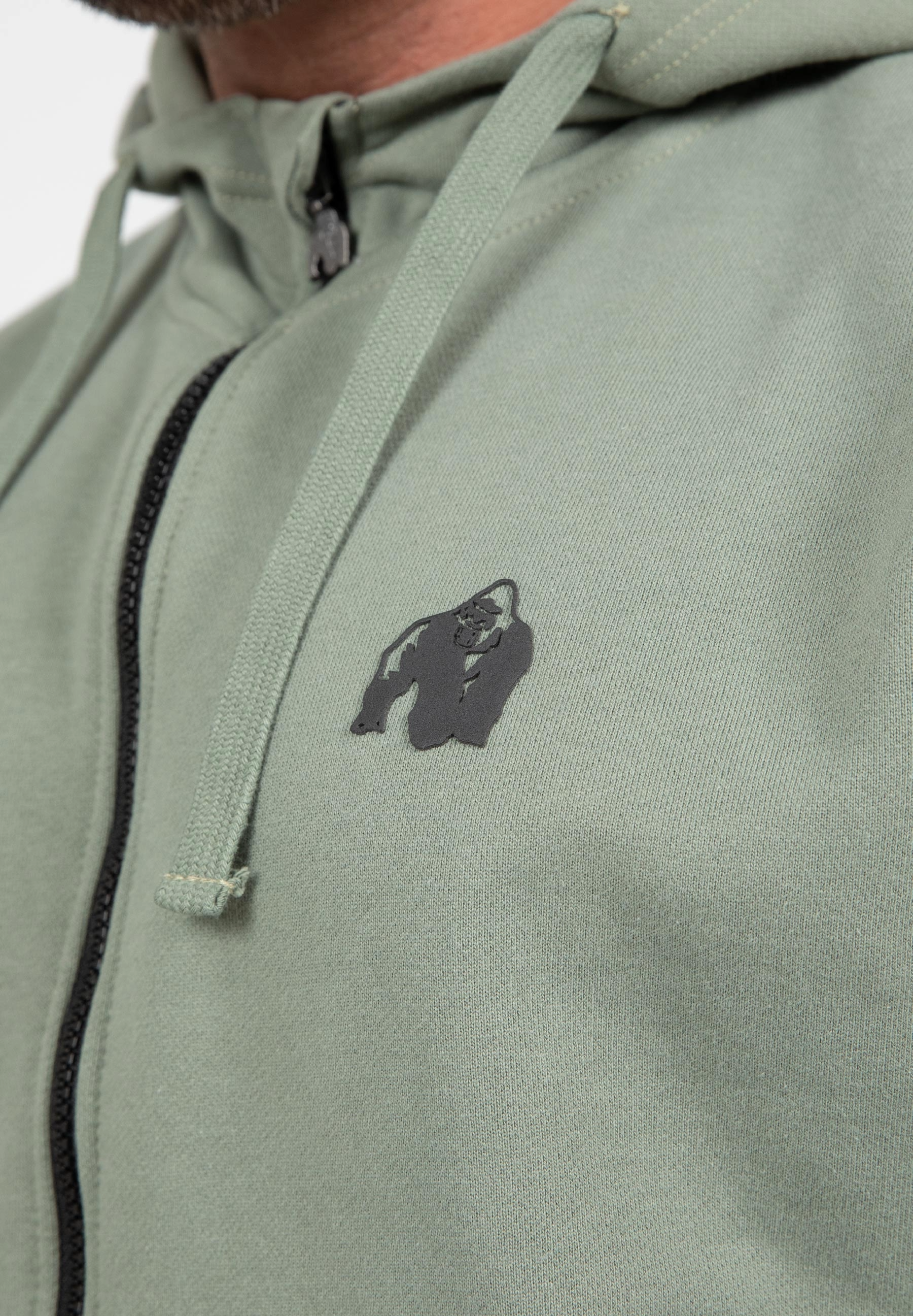 Leon Zipped Hoodie, green - 6