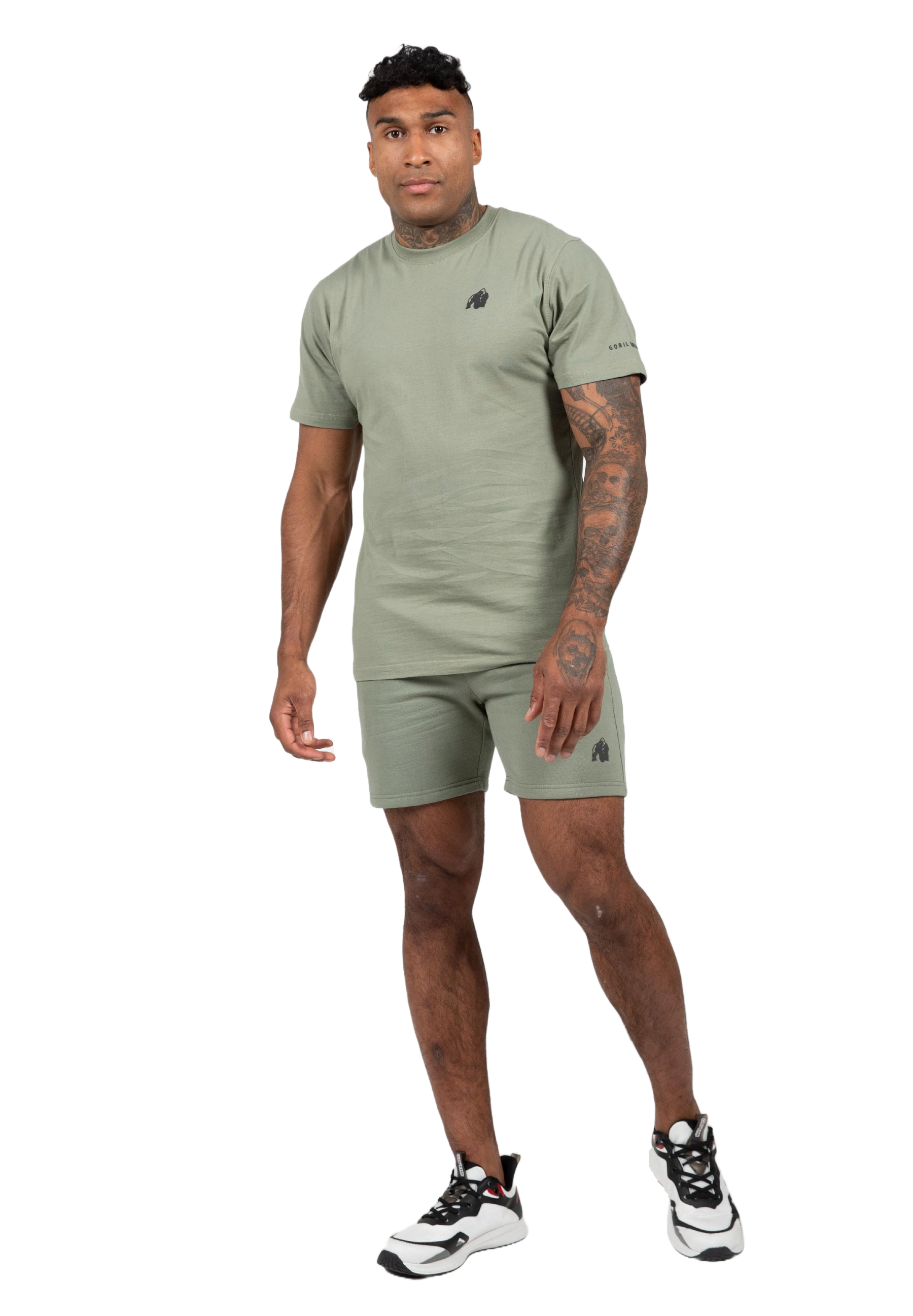 Leon Sweat Shorts, green - 4