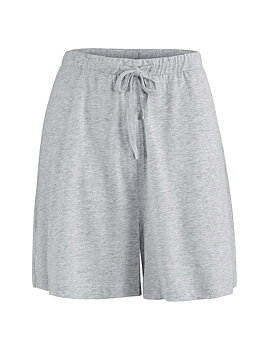 Gråmelerade pyjamasshorts i bambu