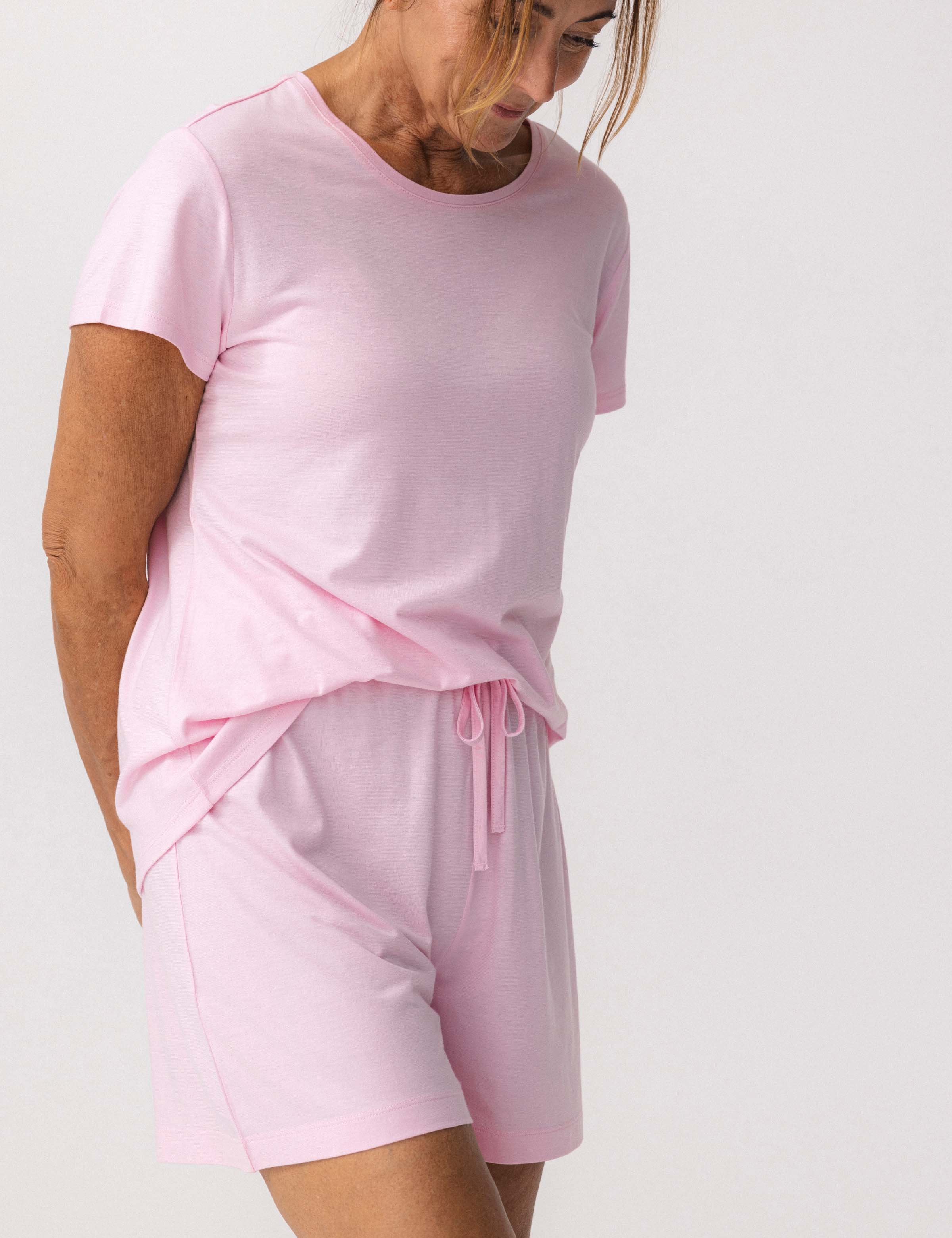 Pyjamastopp i bambu -Rosa
