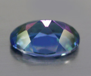 0.52 ct very nice oval cut natural loose azotic blue topaz gemstone - 2