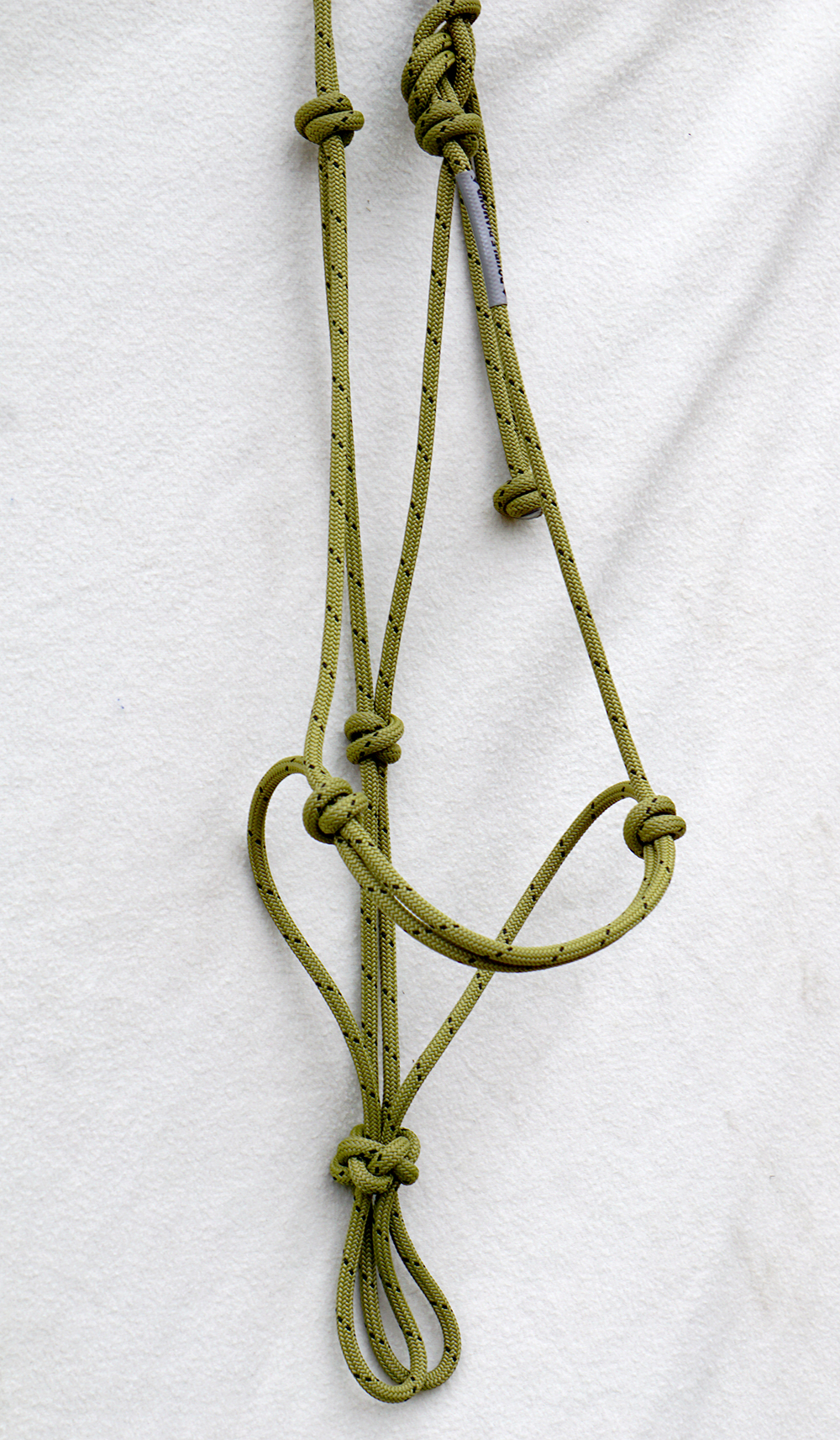 Ropehalter Buck Brannaman #124, sage green - 2