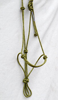 Ropehalter Buck Brannaman #124, sage green