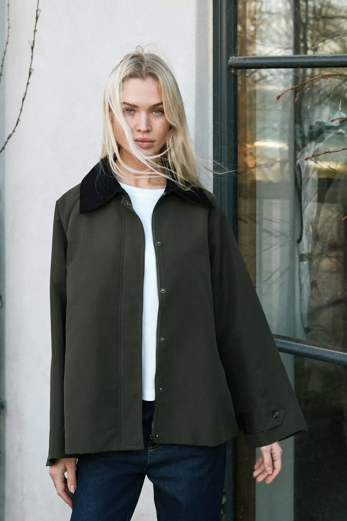 Neo Noir  - Gatbi Clean Jacket Dark Green - 7