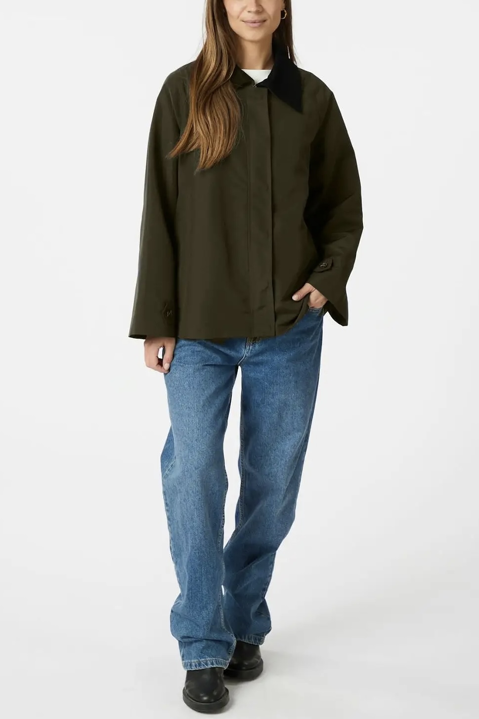 Neo Noir  - Gatbi Clean Jacket Dark Green - 3