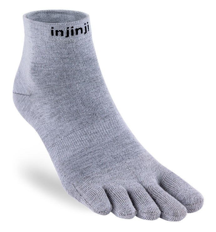 Injinji Liner Mini-Crew Heather Gray