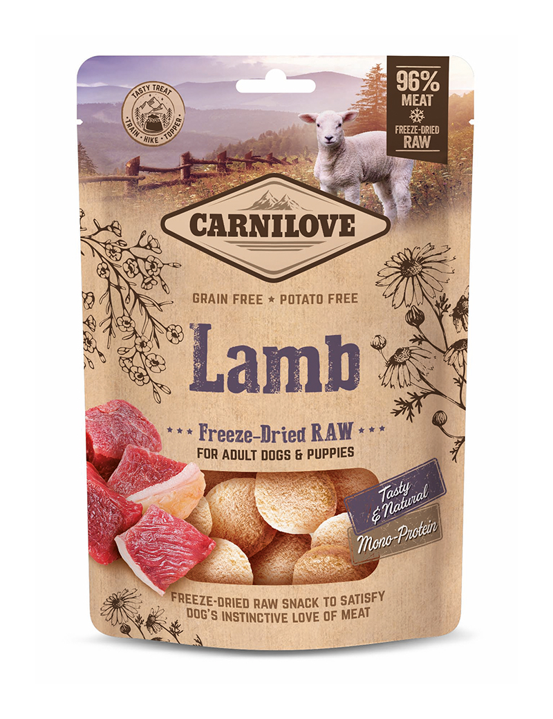 Carnilove Raw Snacks Frystorkat Hundgodis Lamm - 60 g