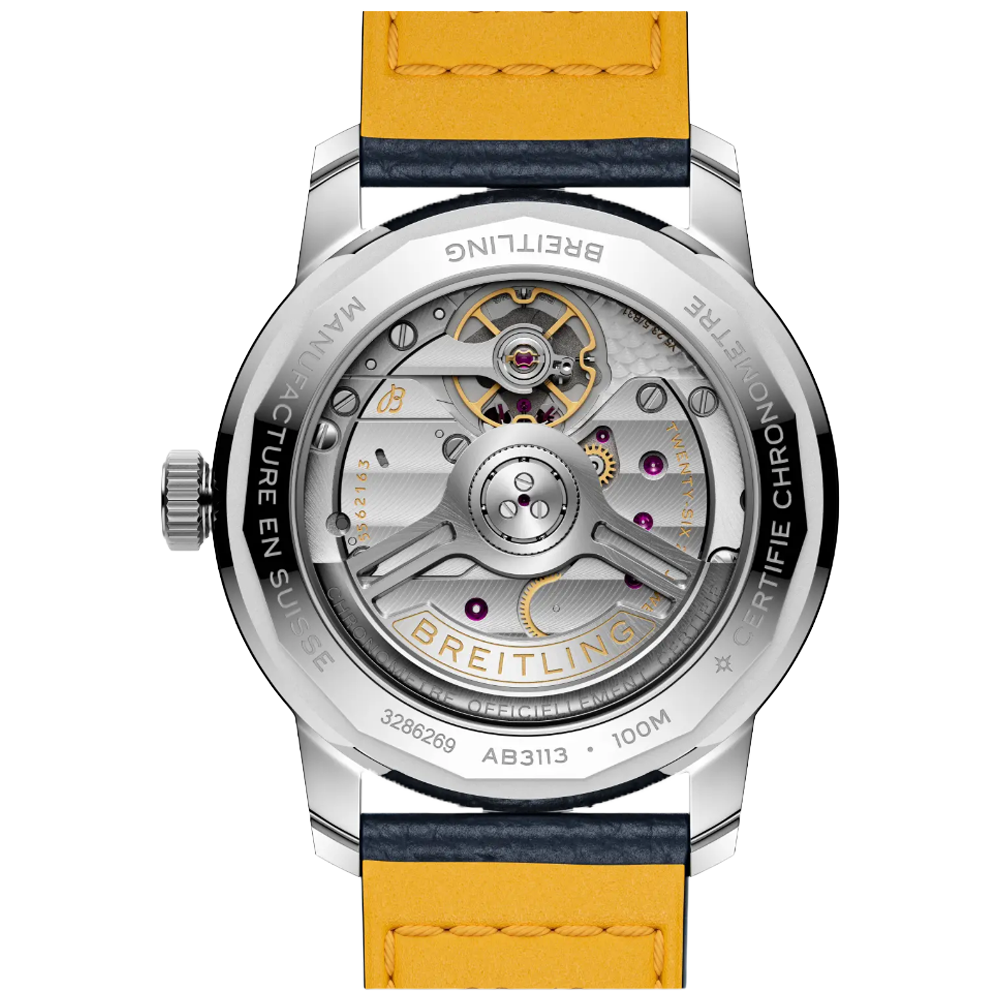 AB3113A71C1X1 Breitling Top Time B31 blå med läder