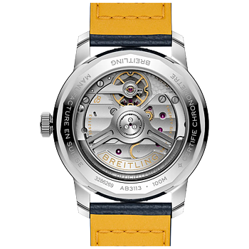 AB3113A71C1X1 Breitling Top Time B31 blå med läder