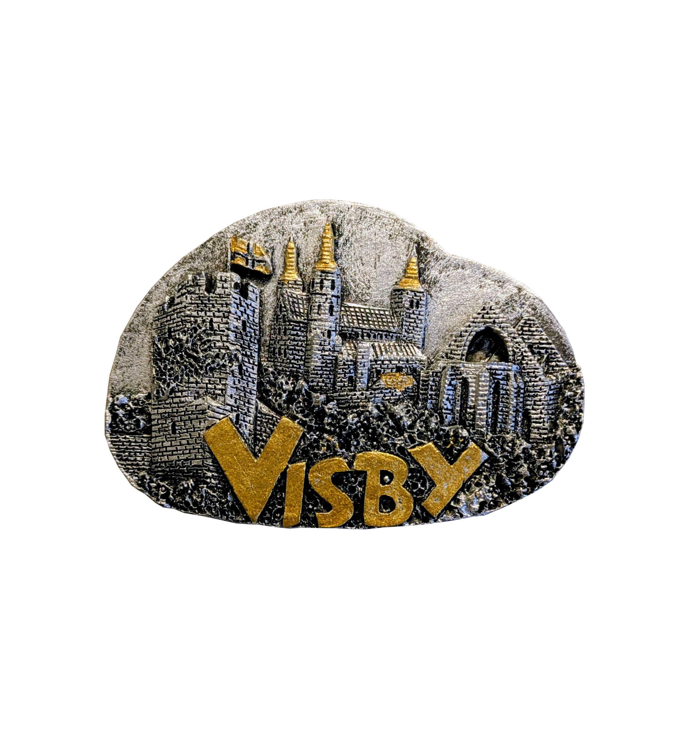 Magnet Visby Metallic Guld/Silver 12st/fp