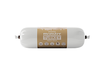 Monster Dog Sausage Turkey 400g