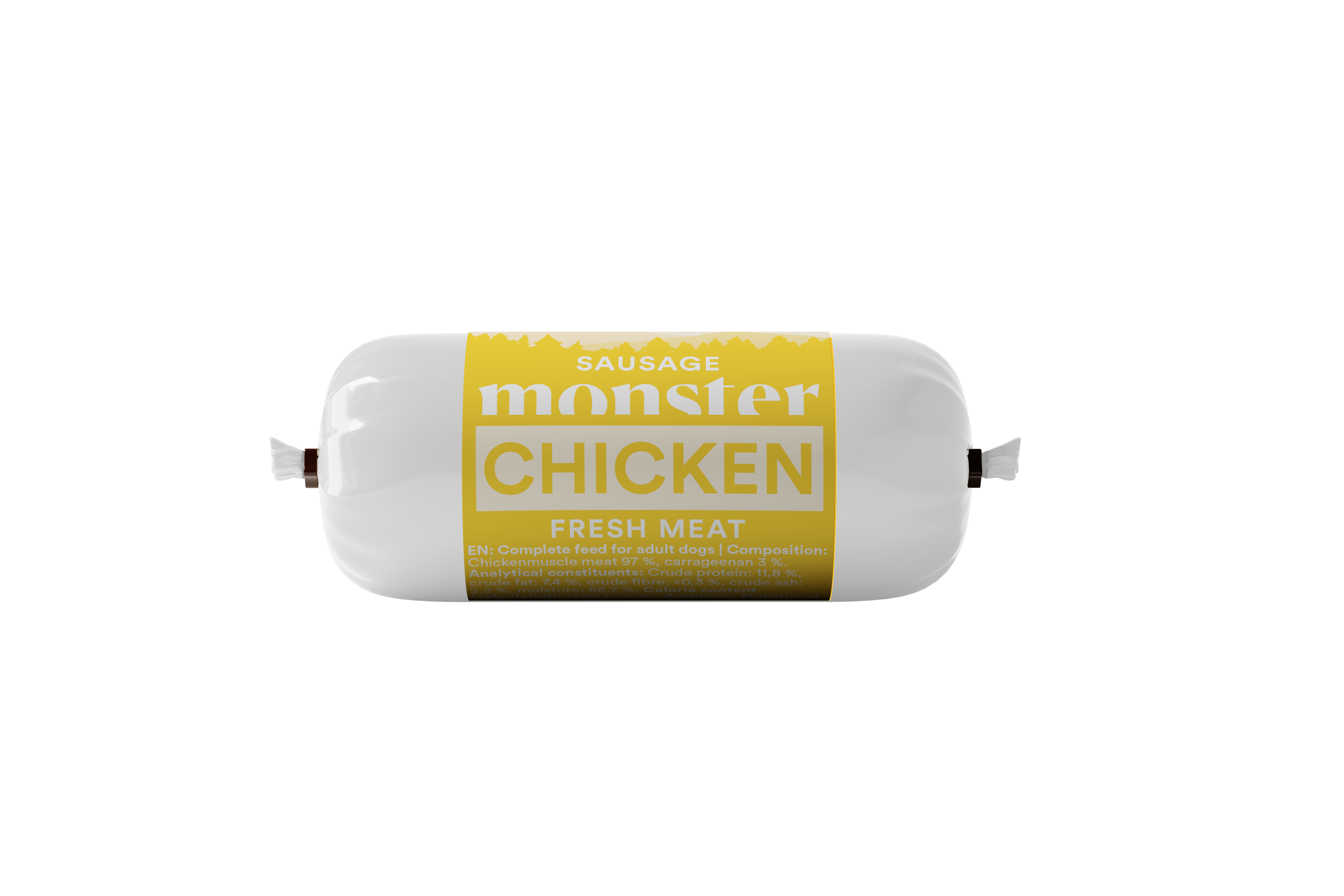 Monster Dog Sausage Chicken 80g