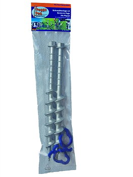 Peggy Peg markskruv i aluminium 31 cm med fästöglor. 2-pack
