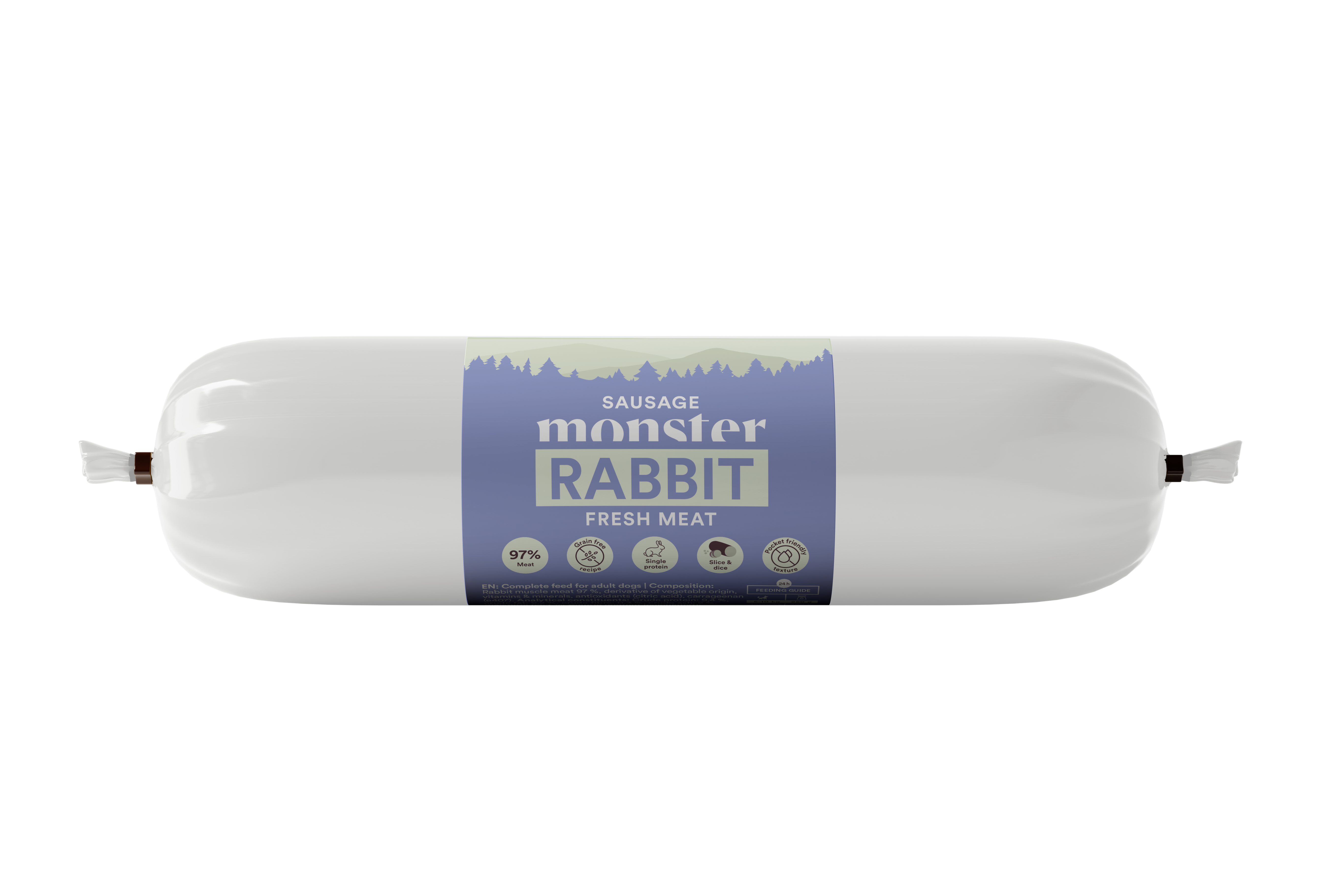 Monster Dog Sausage Rabbit 200g