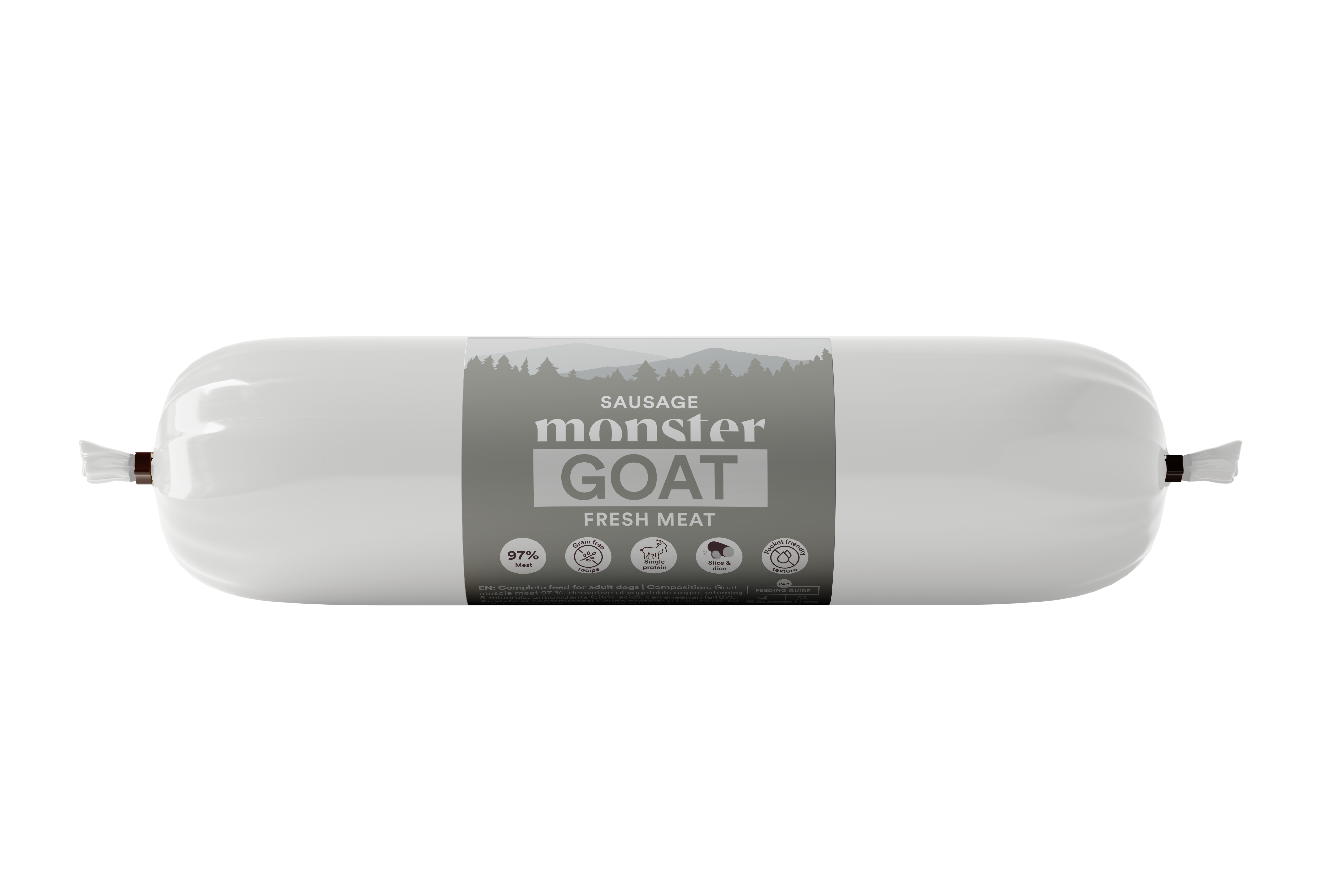 Monster Dog Sausage Goat 200g
