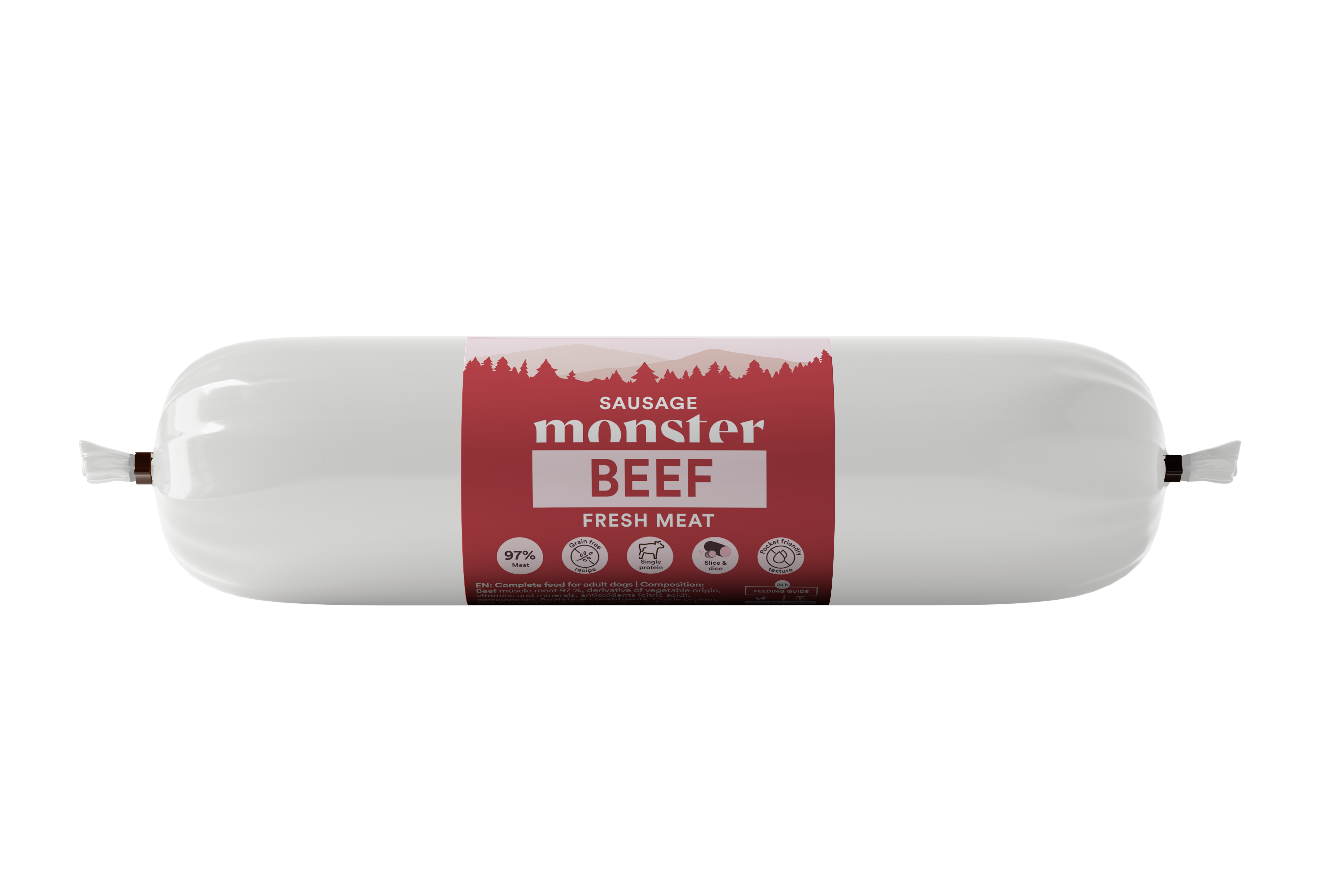 Monster Dog Sausage Beef 200g