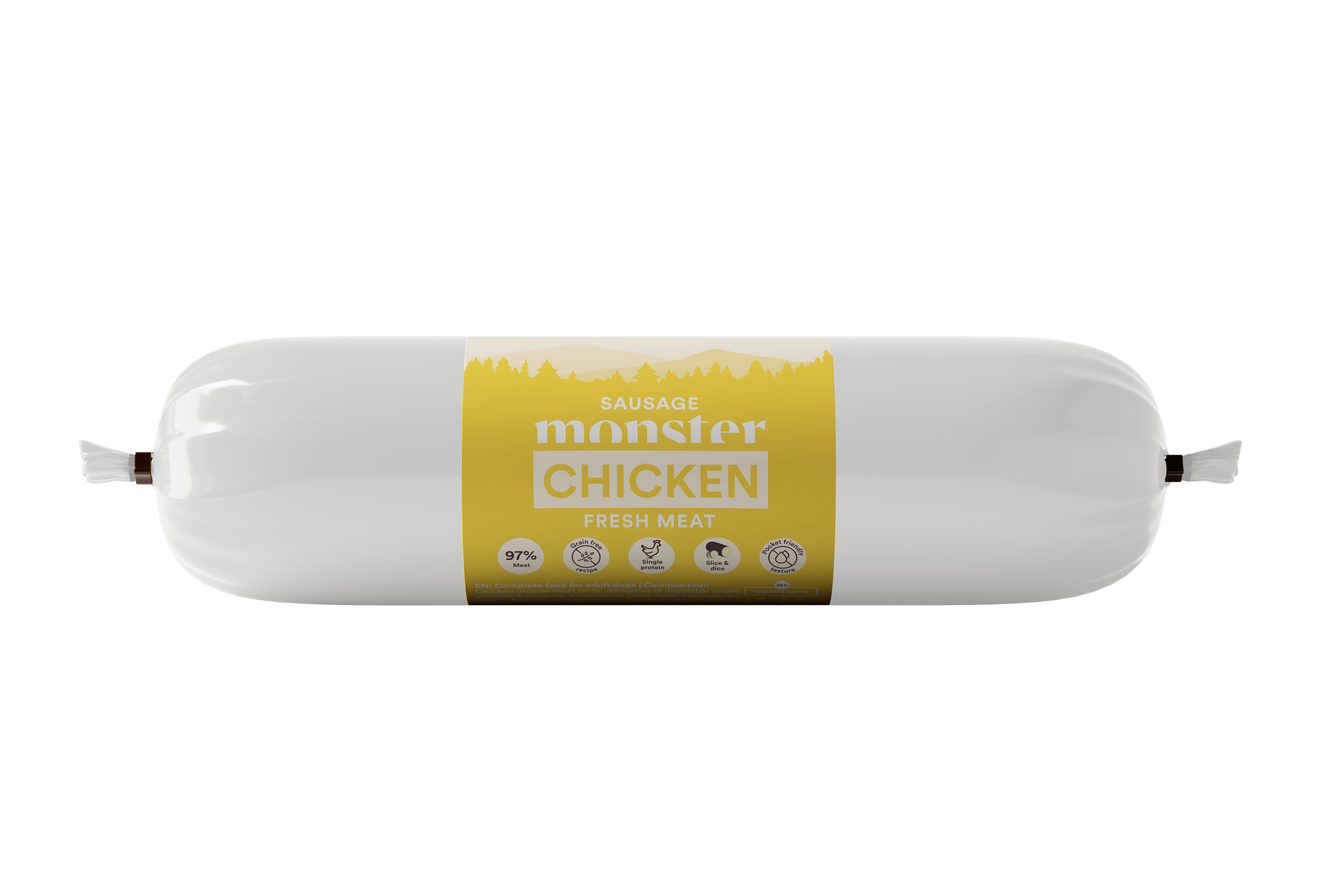 Monster Dog Sausage Chicken 200g
