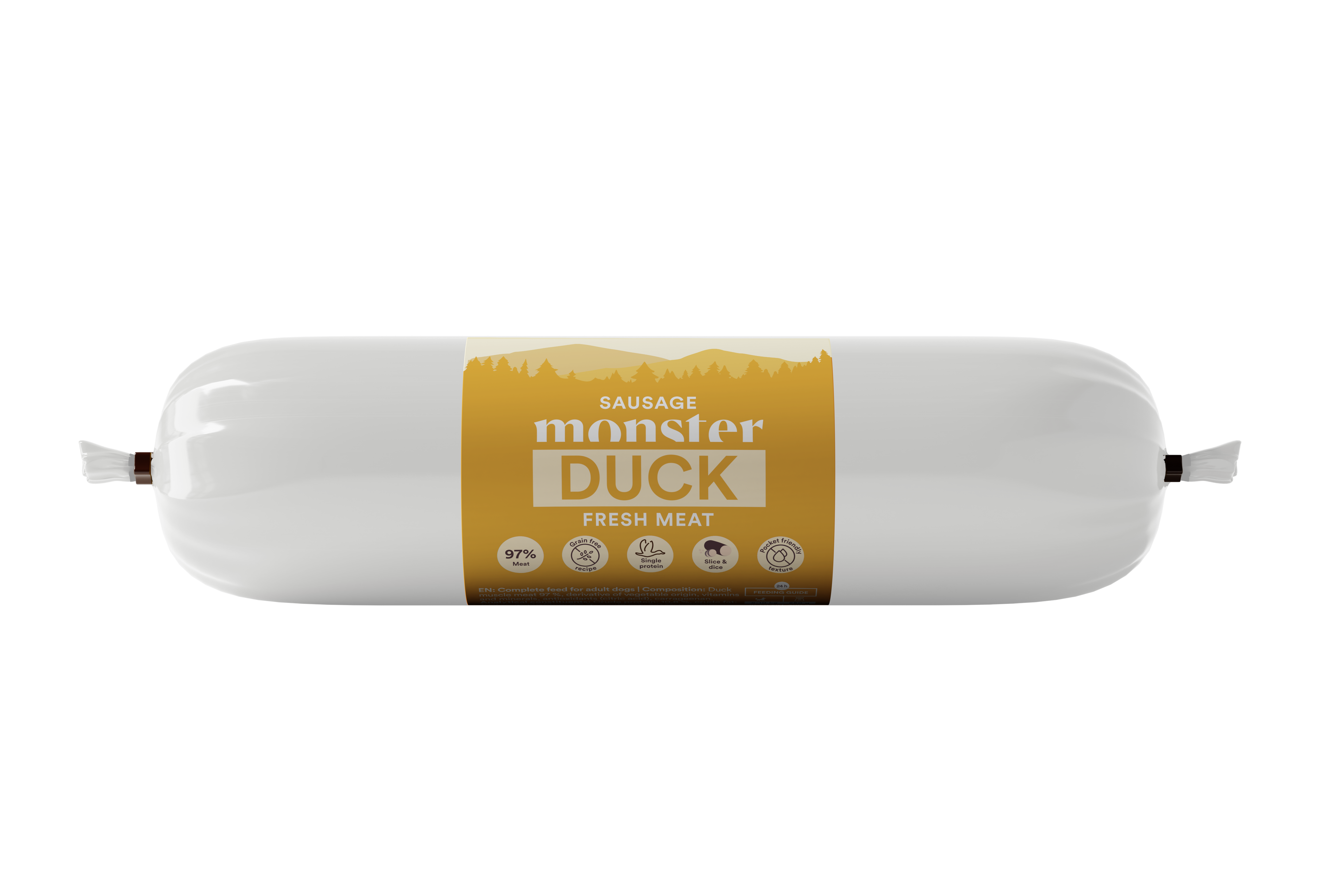 Monster Dog Sausage Duck 200g