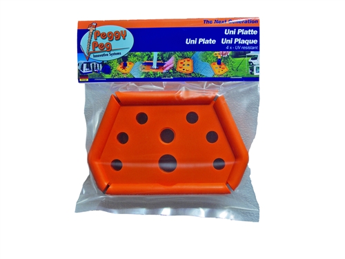 Peggy Peg attachment plate for e.g. awning mat. 4-pack