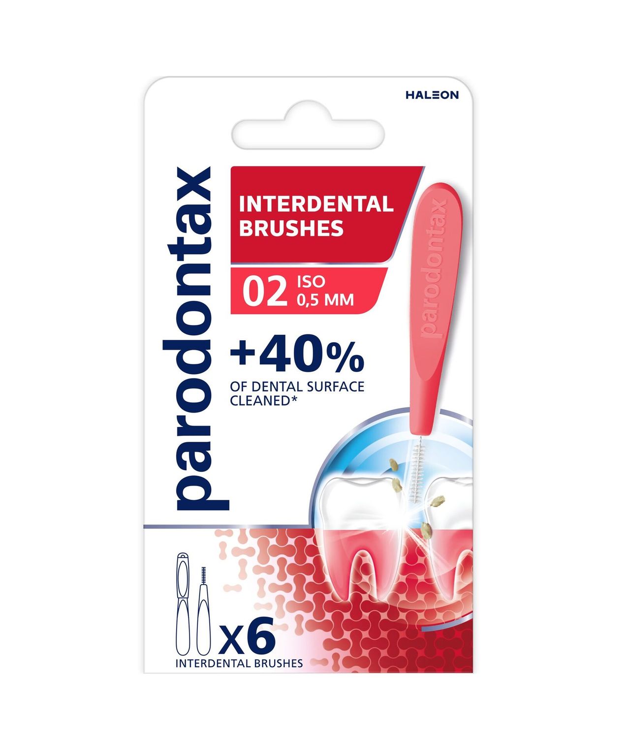 Parodontax Mellanrumsborste 0,5 mm 6-pack