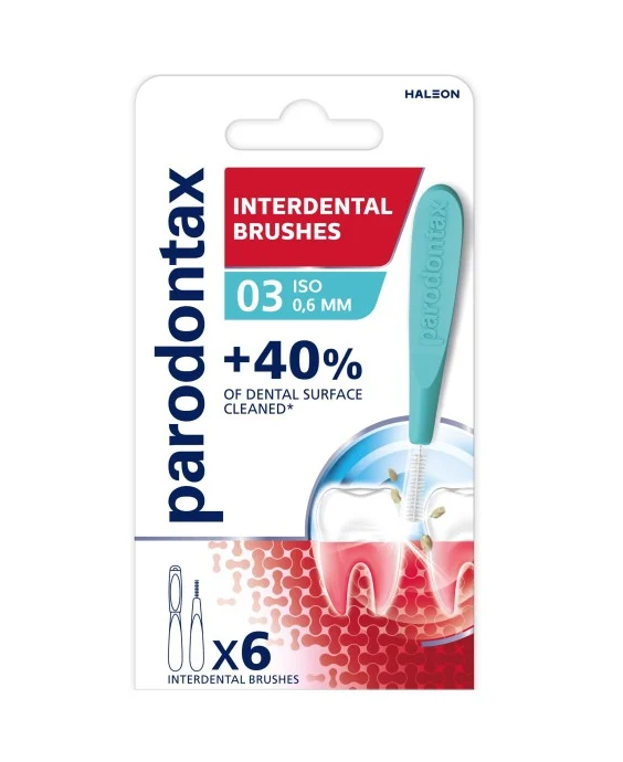 Parodontax Mellanrumsborste 0,6 mm 6-pack