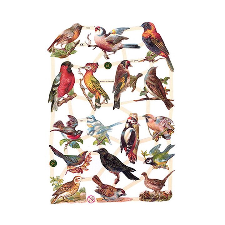 Bokmerker Second Hand - Birds Vintage EF7299, 7323
