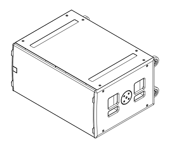 SXP218-W - Aktiv 2 x 18" SX Subwoofer Vit