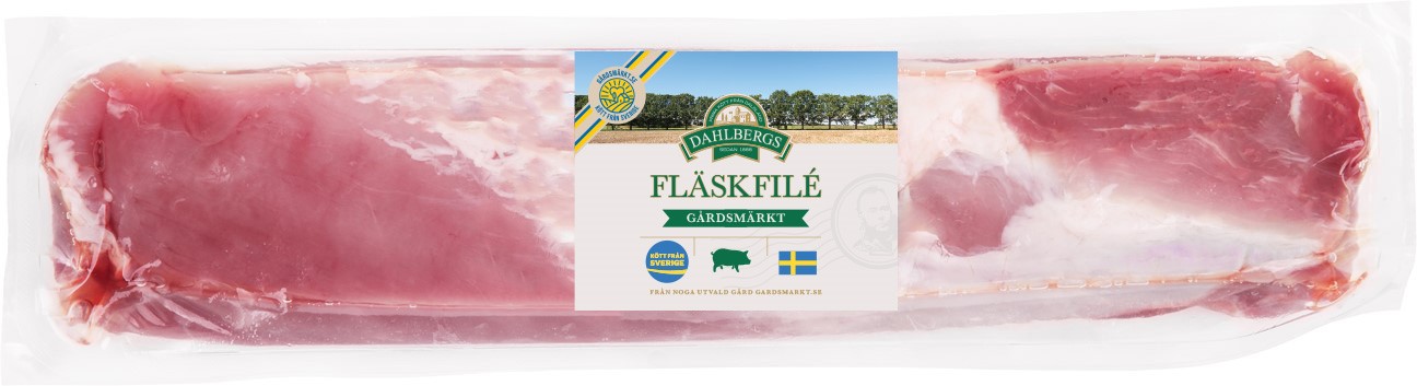 Gårdsmärkt fläskfilé, singelvac - 2