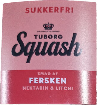 Tub.Squash Fersken T/Lyskasse