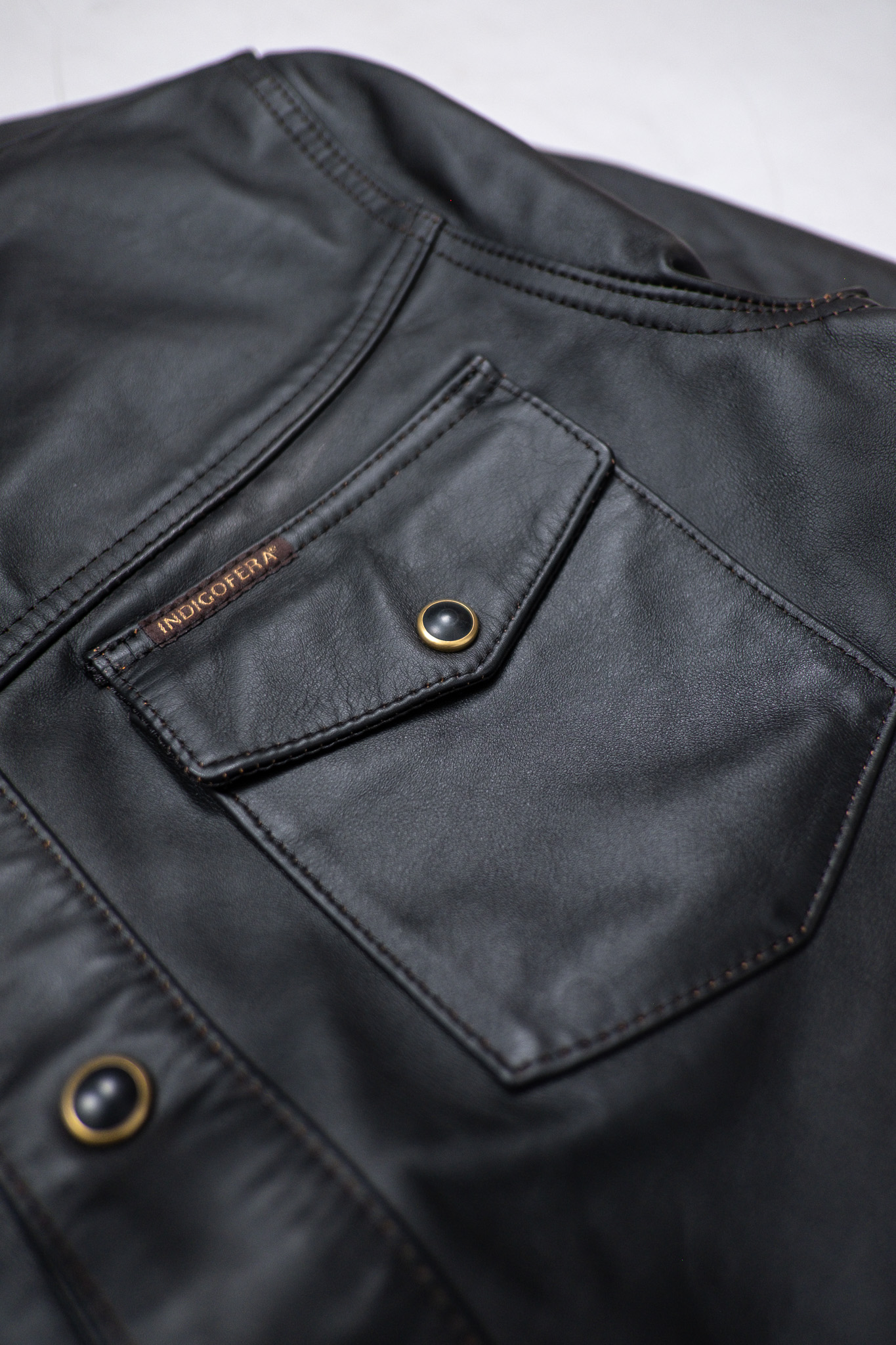 Indigofera - Austin Leather Naval Light Black Teacore - 5