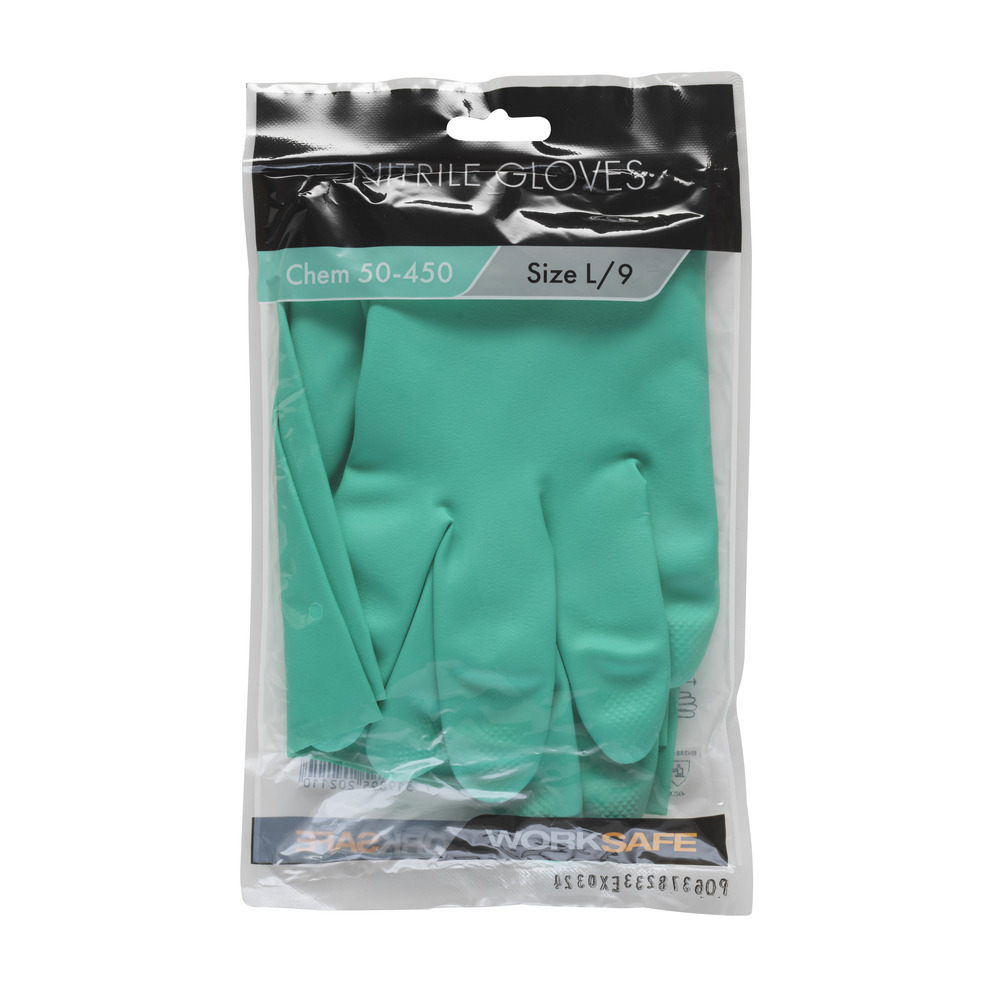 Worksafe Chem 50-450 Kemskyddshandske Nitril - 2