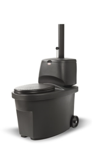 Biolan separating dry toilet dark gray