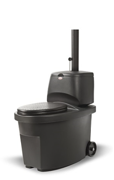 Biolan separating dry toilet dark gray