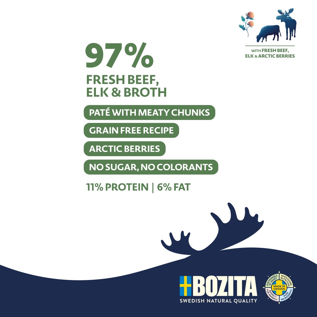 Bozita Purely Tetra paté Beef/Elk  - 2