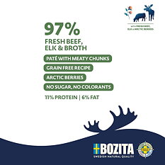 Bozita Purely Tetra paté Beef/Elk 